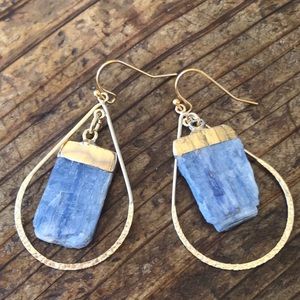 Luvleigh designs - kyanite & gold fill earrings